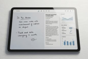 Signing on a tablet with a stylus